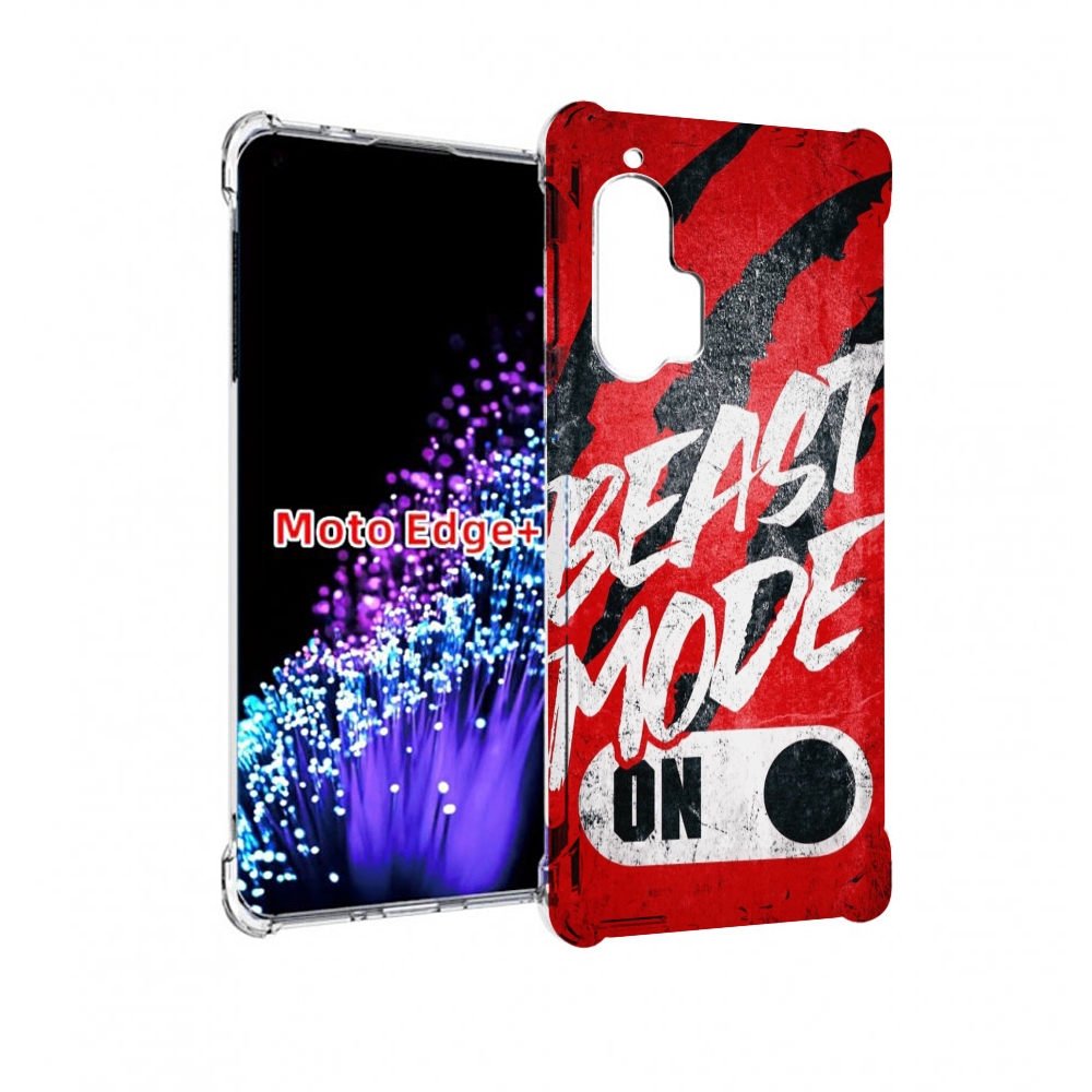 

Чехол MyPads BEAST inside You для Motorola Edge+ Plus, Прозрачный, Tocco