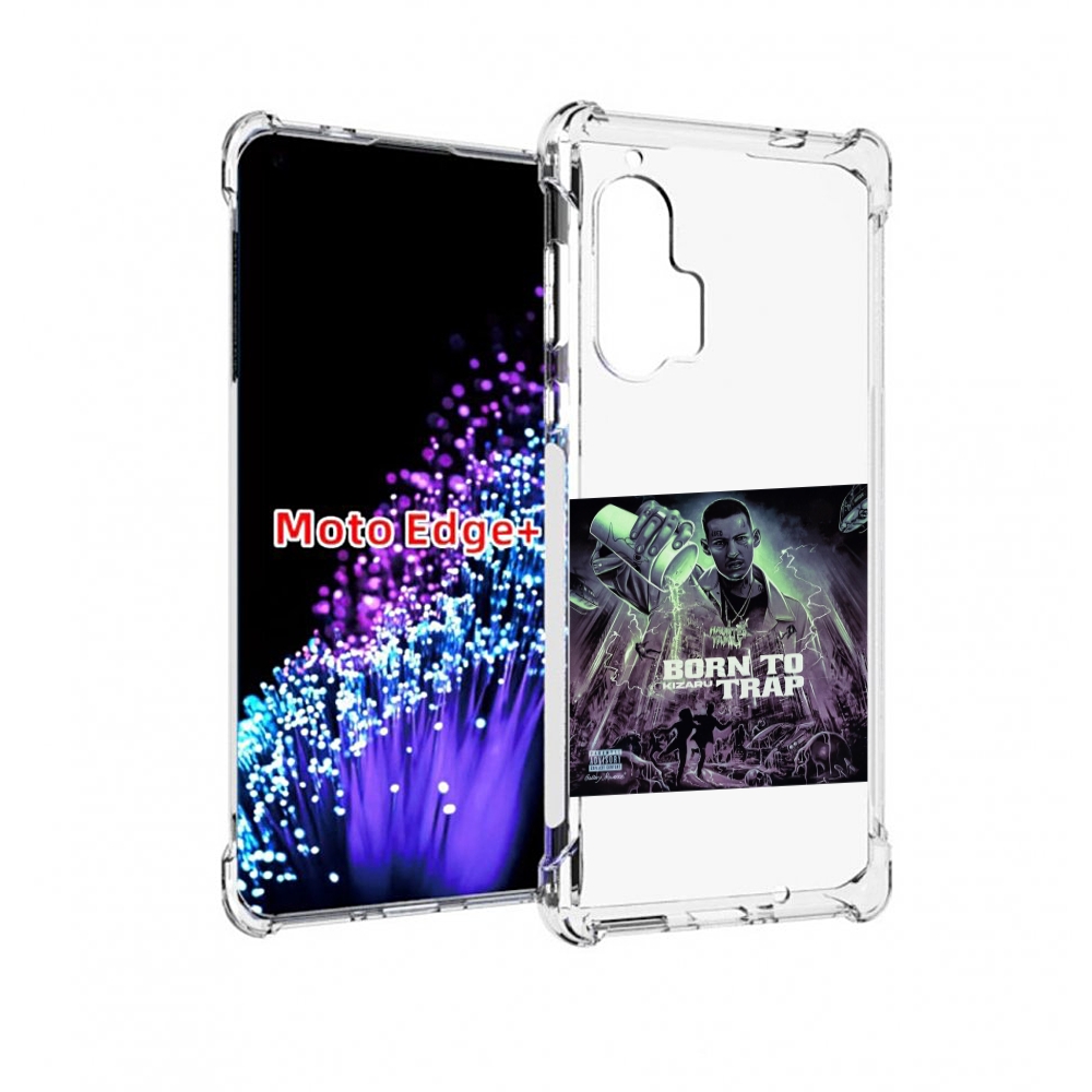 

Чехол MyPads Born to Trap Kizaru для Motorola Edge+ Plus, Прозрачный, Tocco