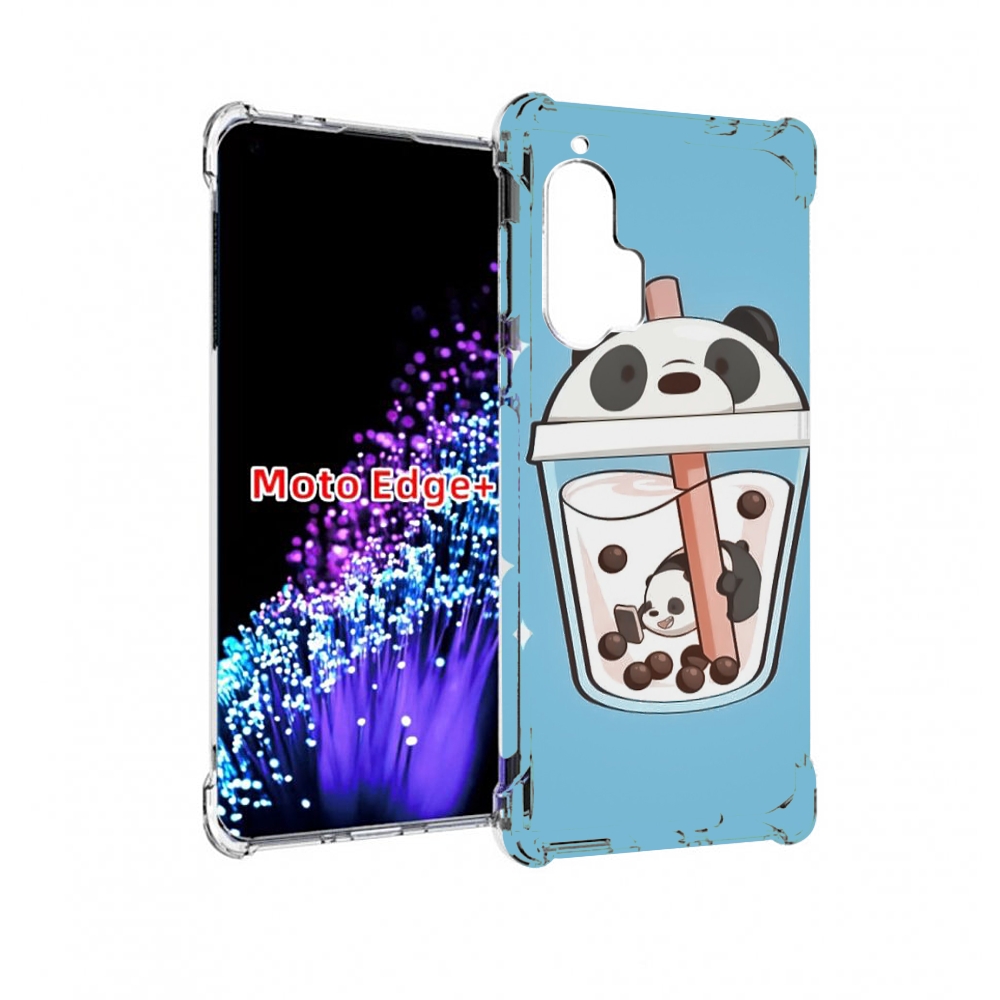 

Чехол MyPads Bubble tea для Motorola Edge+ Plus, Прозрачный, Tocco