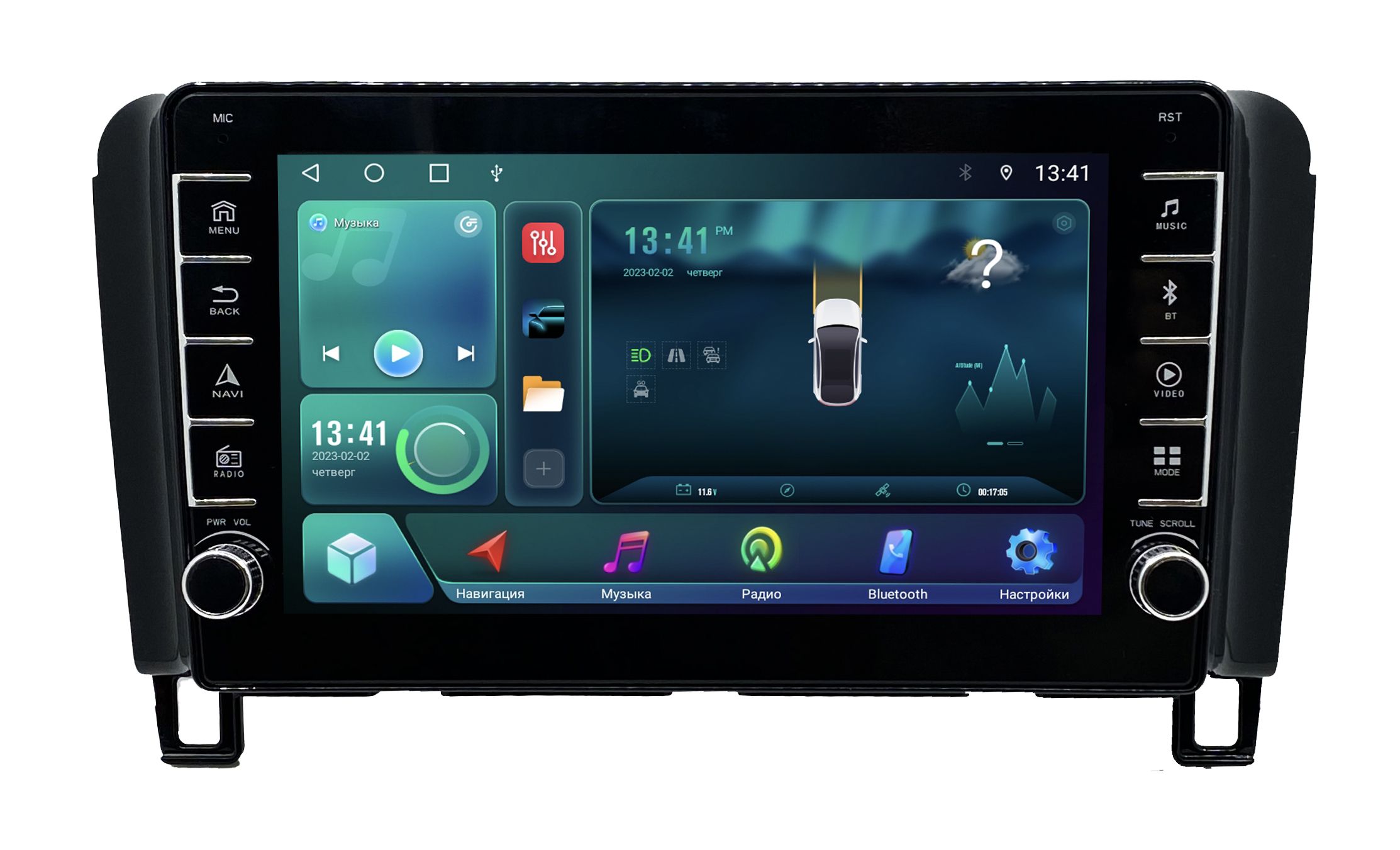 Штатная магнитола ANDROID Nissan Serena C26 2010-2016 Android 12 232 GB с крутилками 2234000₽