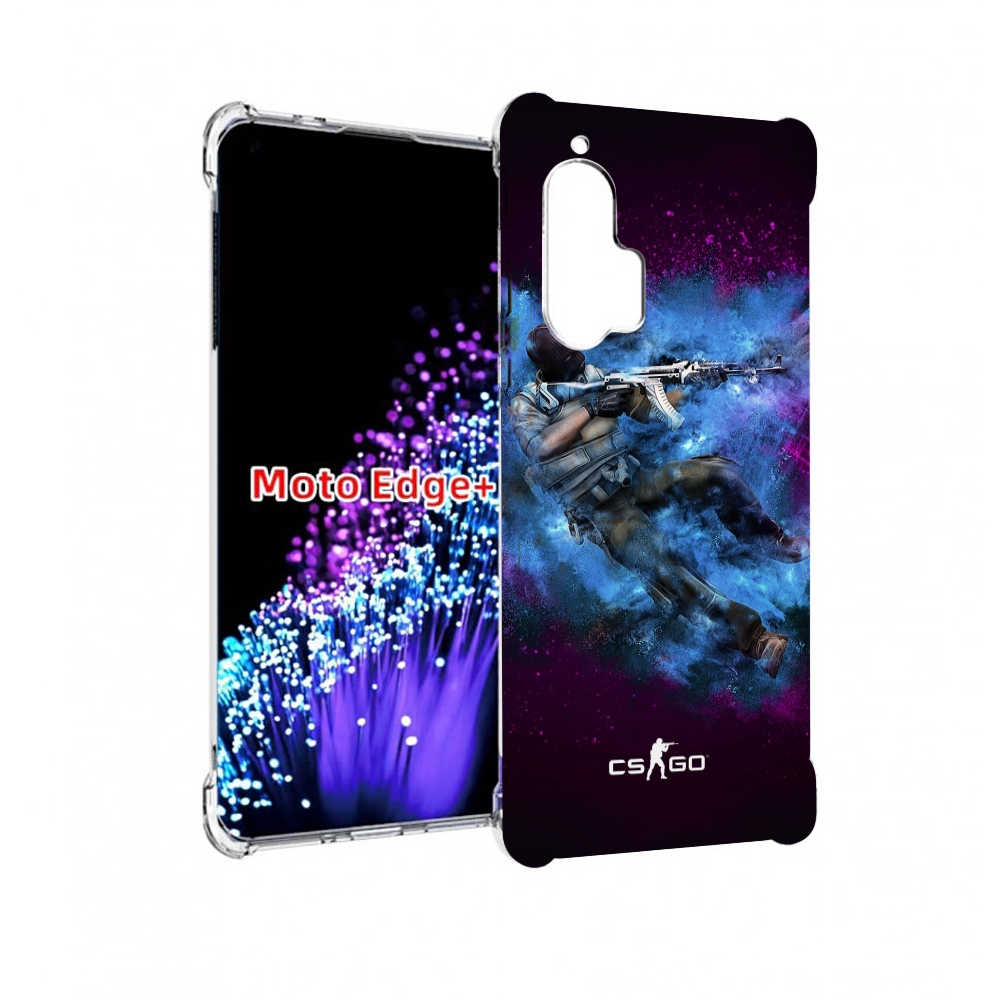 

Чехол MyPads CS-go-террорист для Motorola Edge+ Plus, Прозрачный, Tocco