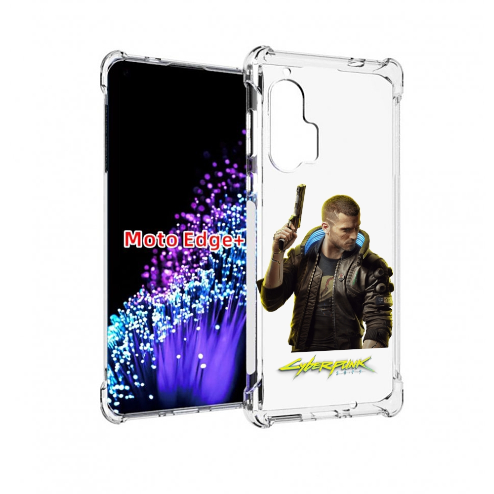 

Чехол MyPads Cyberpunk-2077 для Motorola Edge+ Plus, Прозрачный, Tocco
