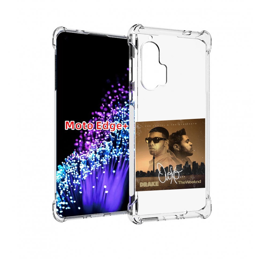 

Чехол MyPads Drake & The Weeknd - OVOXO для Motorola Edge+ Plus, Прозрачный, Tocco