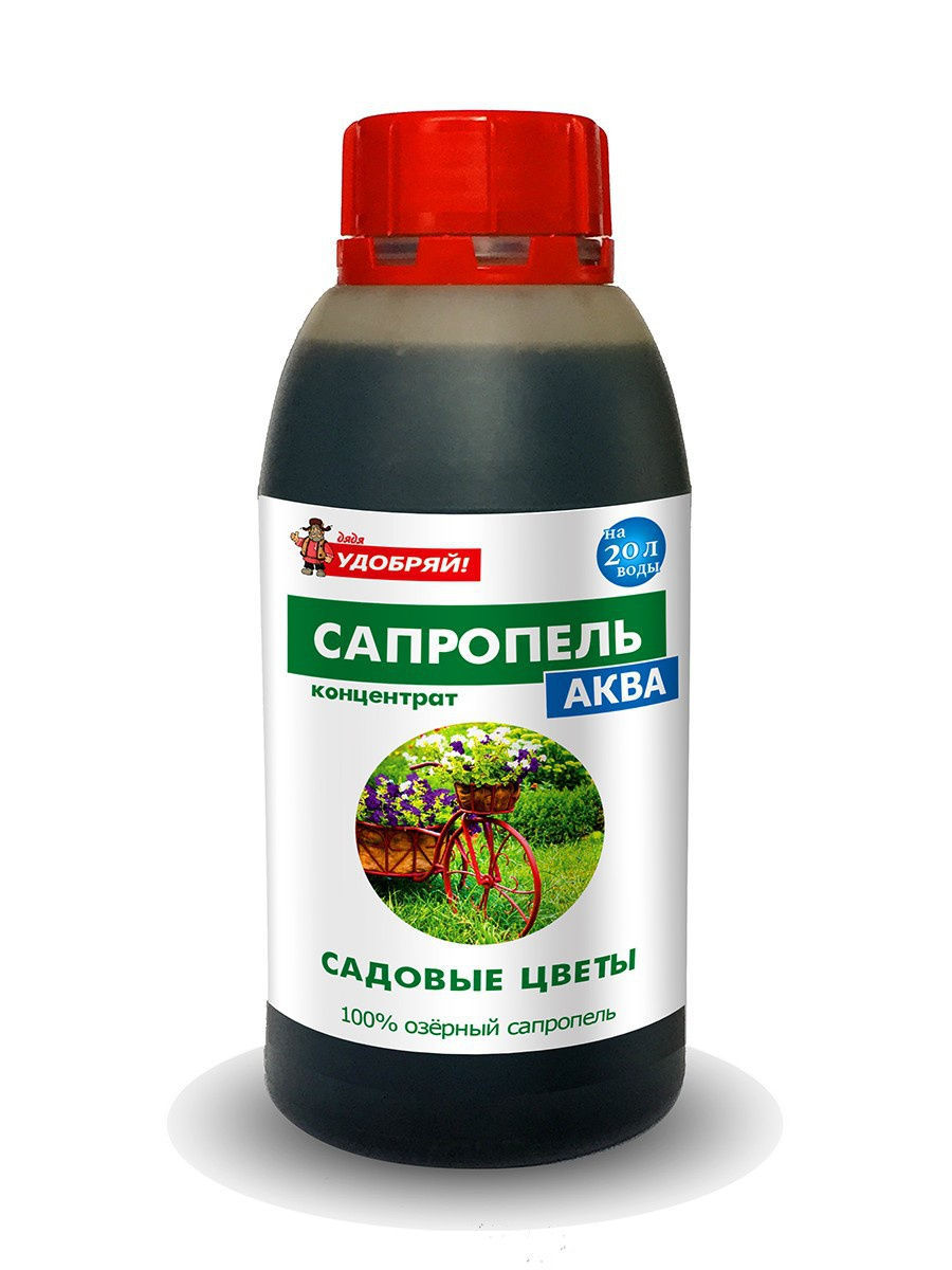 

Жидкое органическое удобрение "Сапропель-Аква. Садовые цветы. Супер-концентрат", 0,5 литра