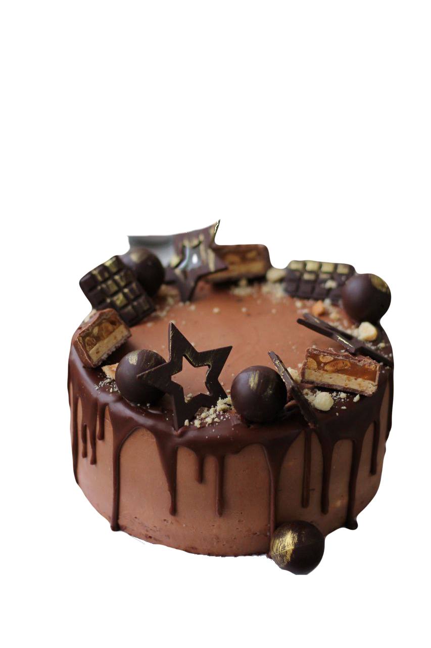 

Торт бисквитный, Кондитерская Лаборатория Caramel, Сникерс, 1.2 кг.