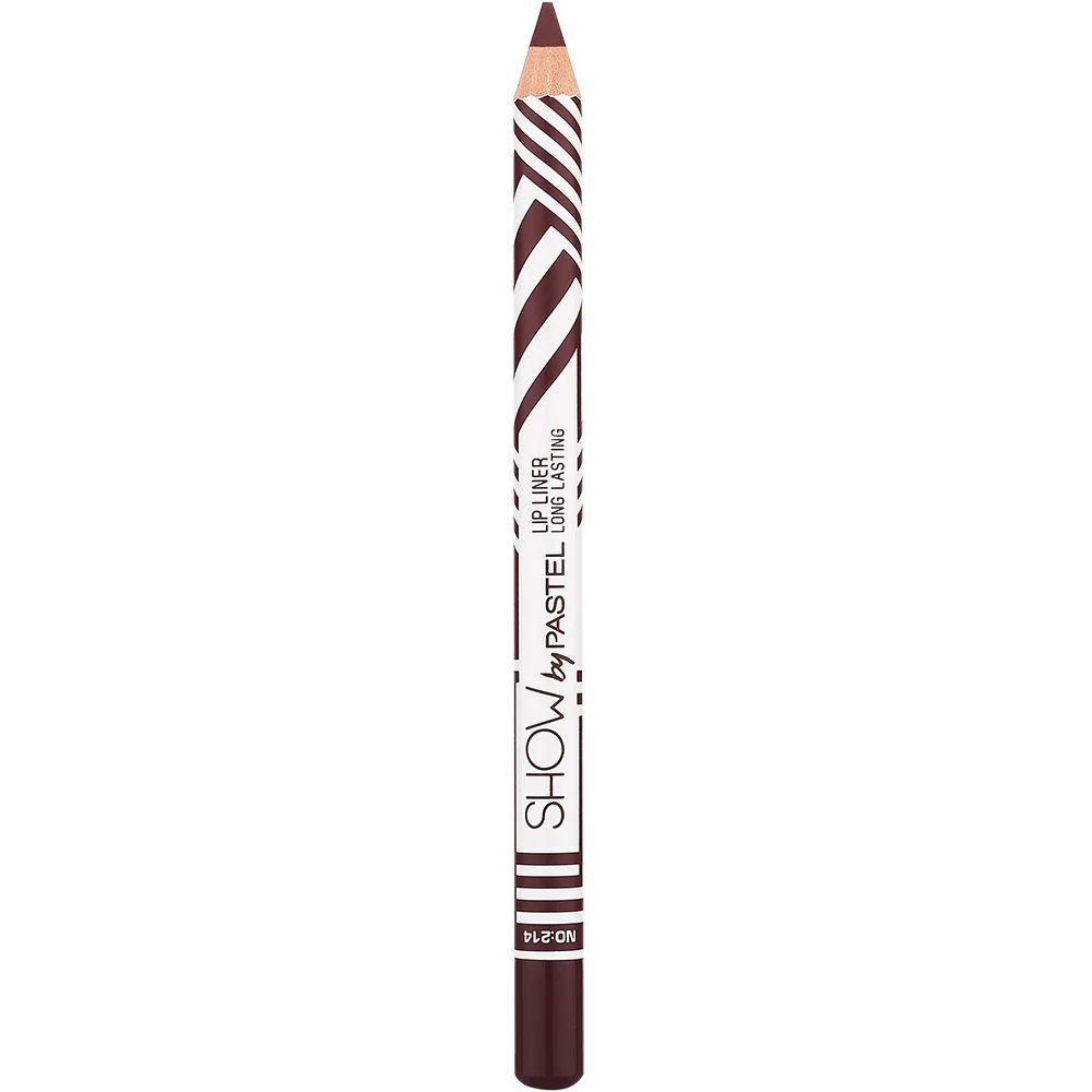 Карандаш для губ PASTEL Show Long Lasting Lip Liner Pencil матовый, тон 214, 1,14 г карандаш для глаз provoc gel eye liner серо коричневый