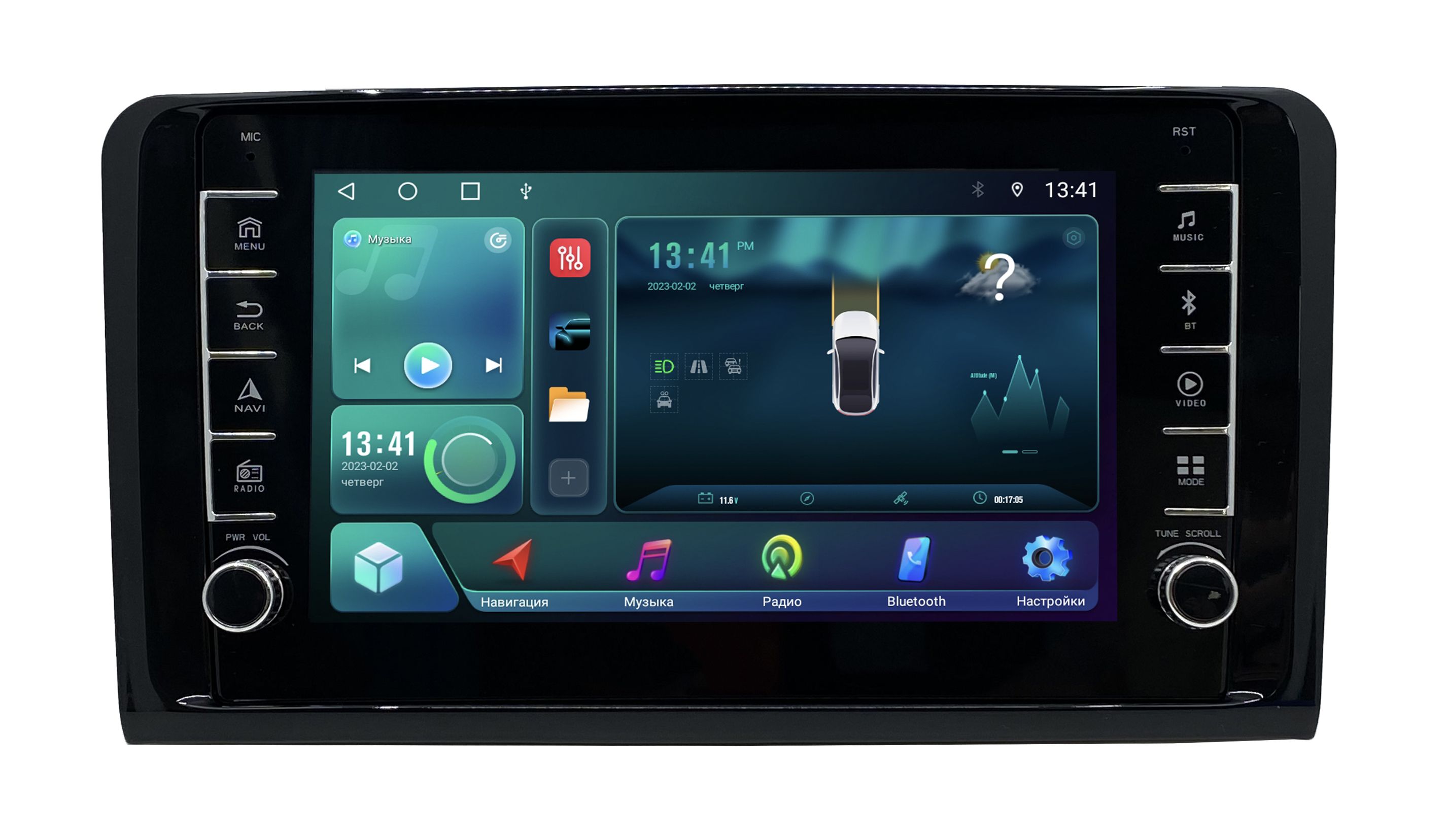 Штатная магнитола ANDROID Mercedes-Benz M Class ML W164 2005-2011 Android 12 216 GB 2161400₽