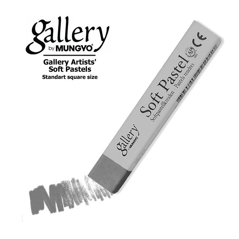 

MUNGYO Пастель мягкая квадратная Mungyo GALLERY Artists Soft, 044 Холодный серый 4