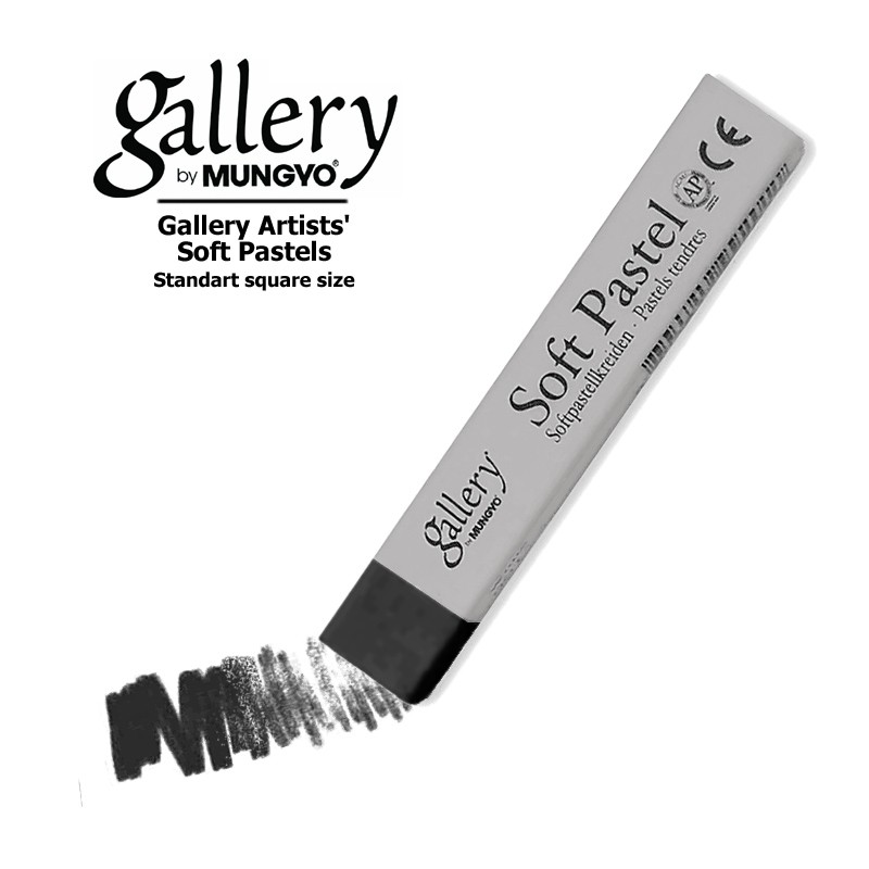 

MUNGYO Пастель мягкая квадратная Mungyo GALLERY Artists Soft, 046 Черный