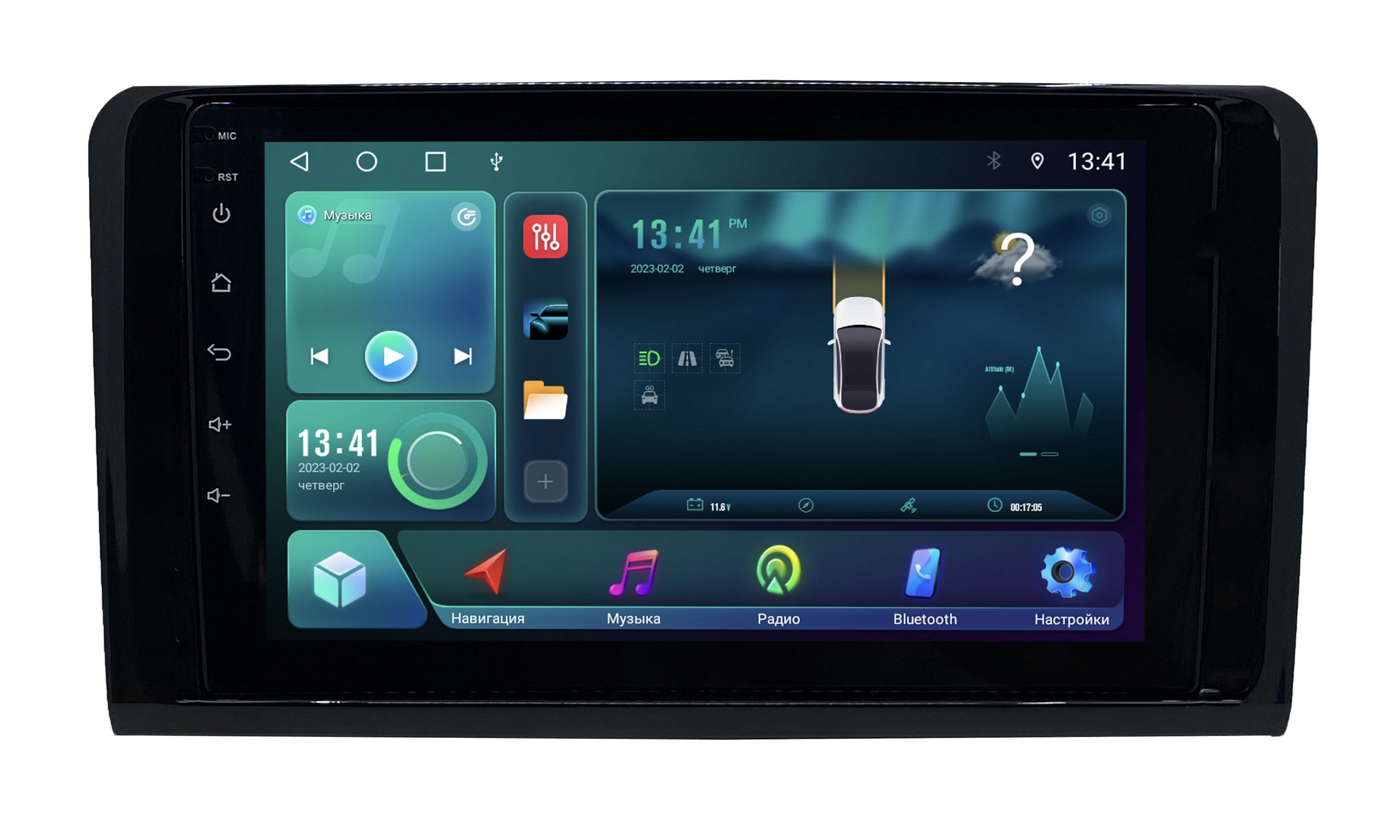 Штатная магнитола ANDROID Mercedes-Benz GL Class X164 2005-2012 Android 12 464 GB Му 2457400₽