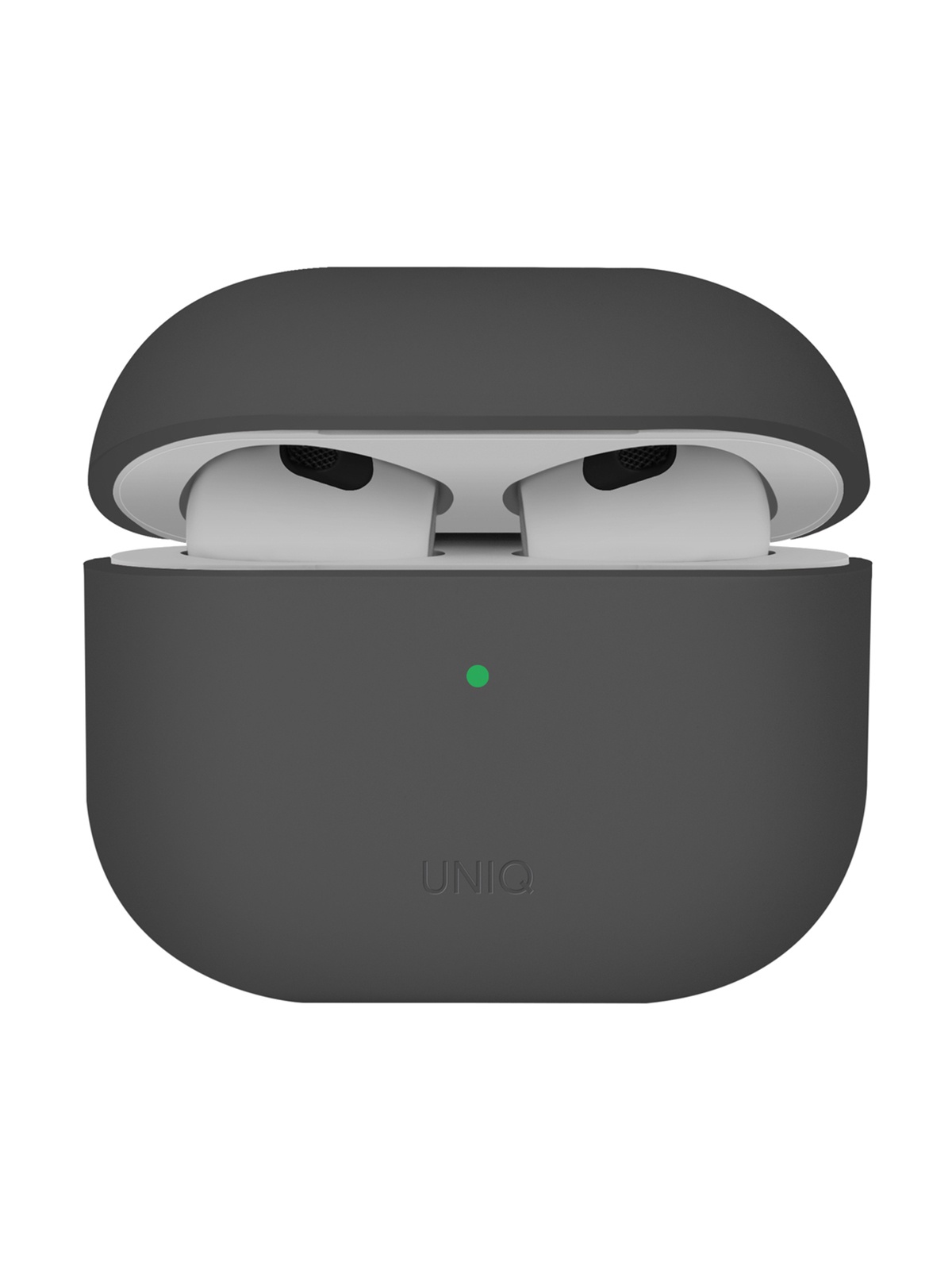 

Чехол Uniq для Airpods 4 силиконовый Liquid silicone LINO, серый