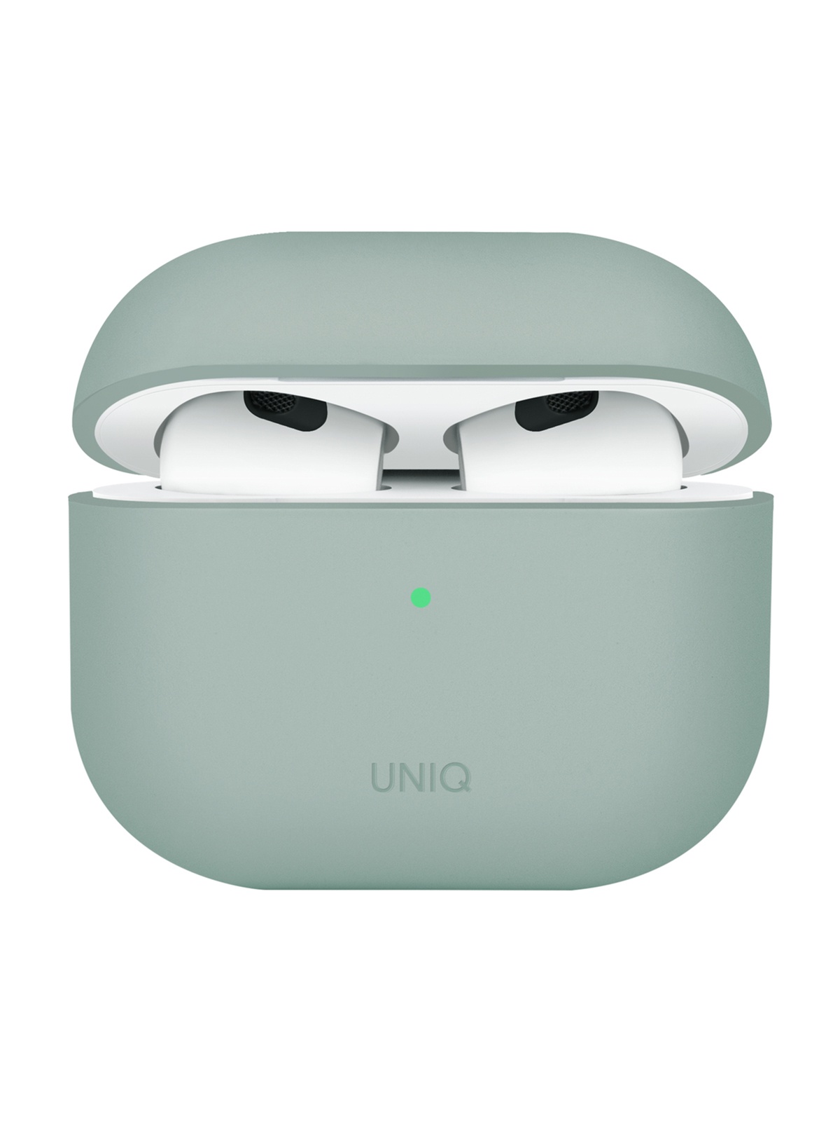 

Чехол Uniq для Airpods 4 силиконовый Liquid silicone LINO, зеленый