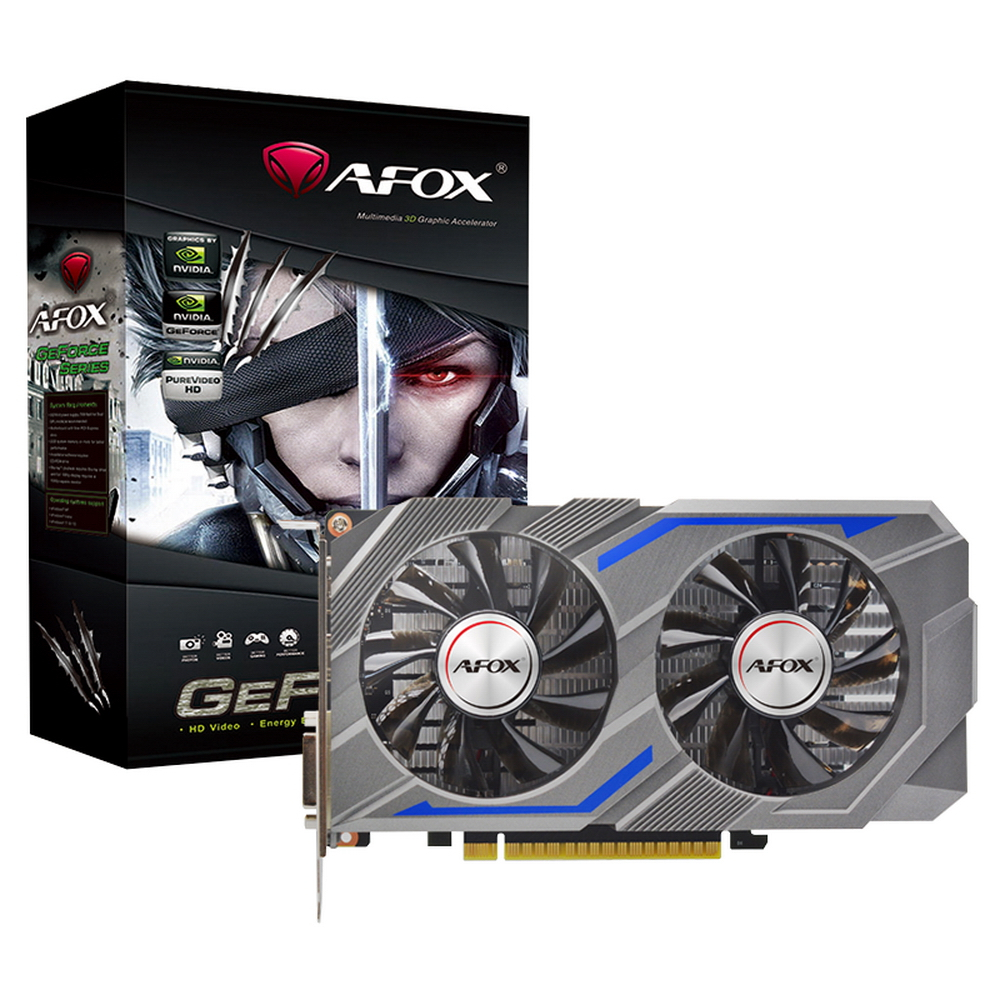 Видеокарта AFOX NVIDIA GeForce GTX 1650 Dual Fan (AF1650-4096D6H1-V4)