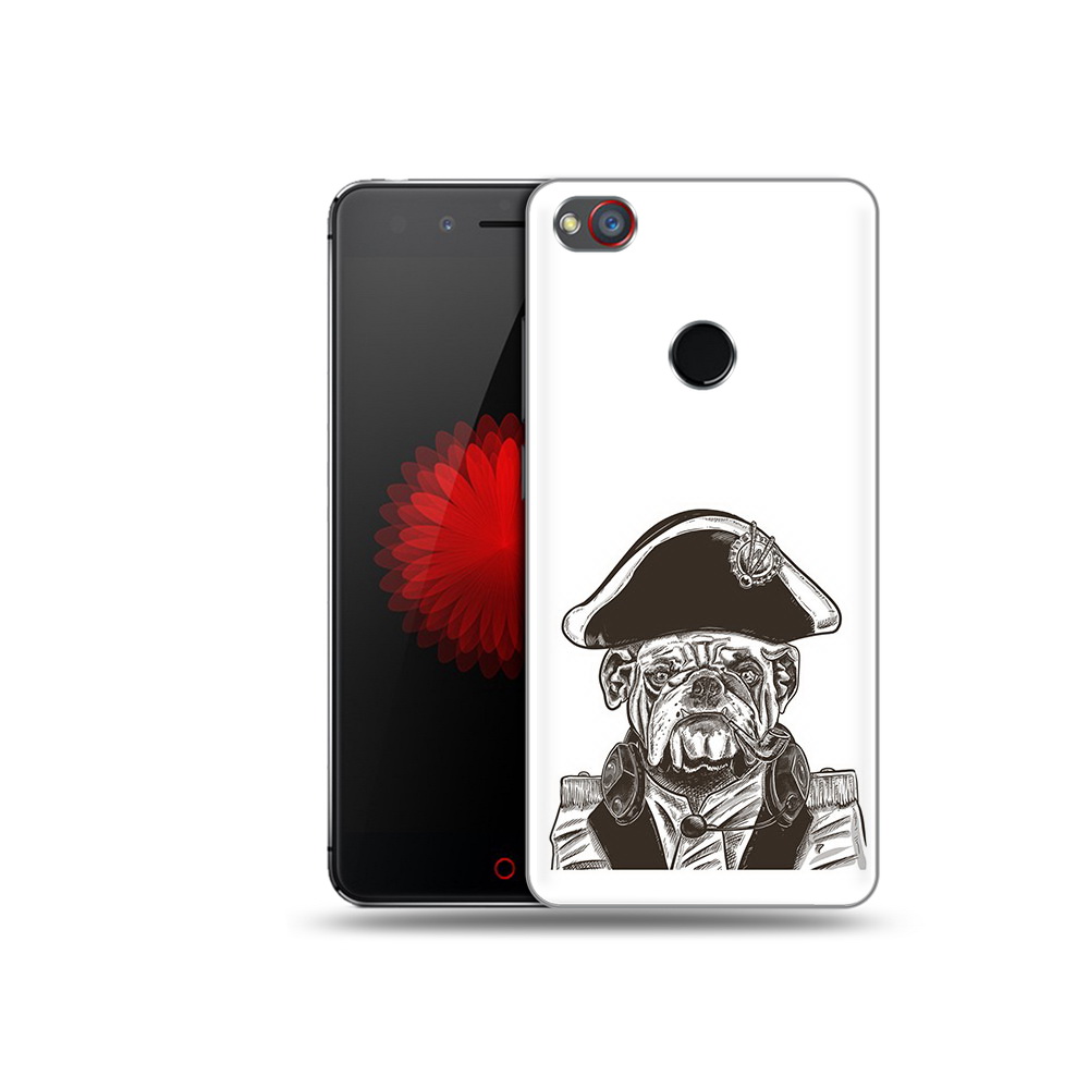Чехол MyPads Tocco для ZTE Nubia Z11 мопс генерал (PT48017.468.483)