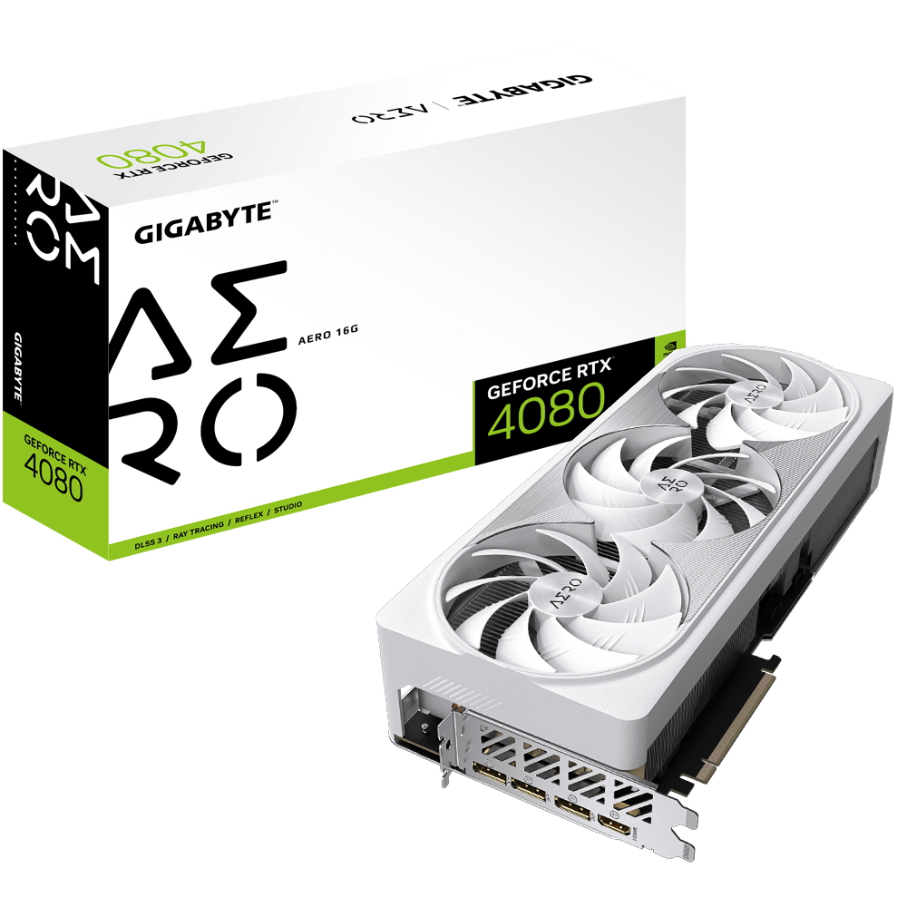 Видеокарта GIGABYTE NVIDIA GeForce RTX 4080 AERO (GV-N4080AERO-16GD)