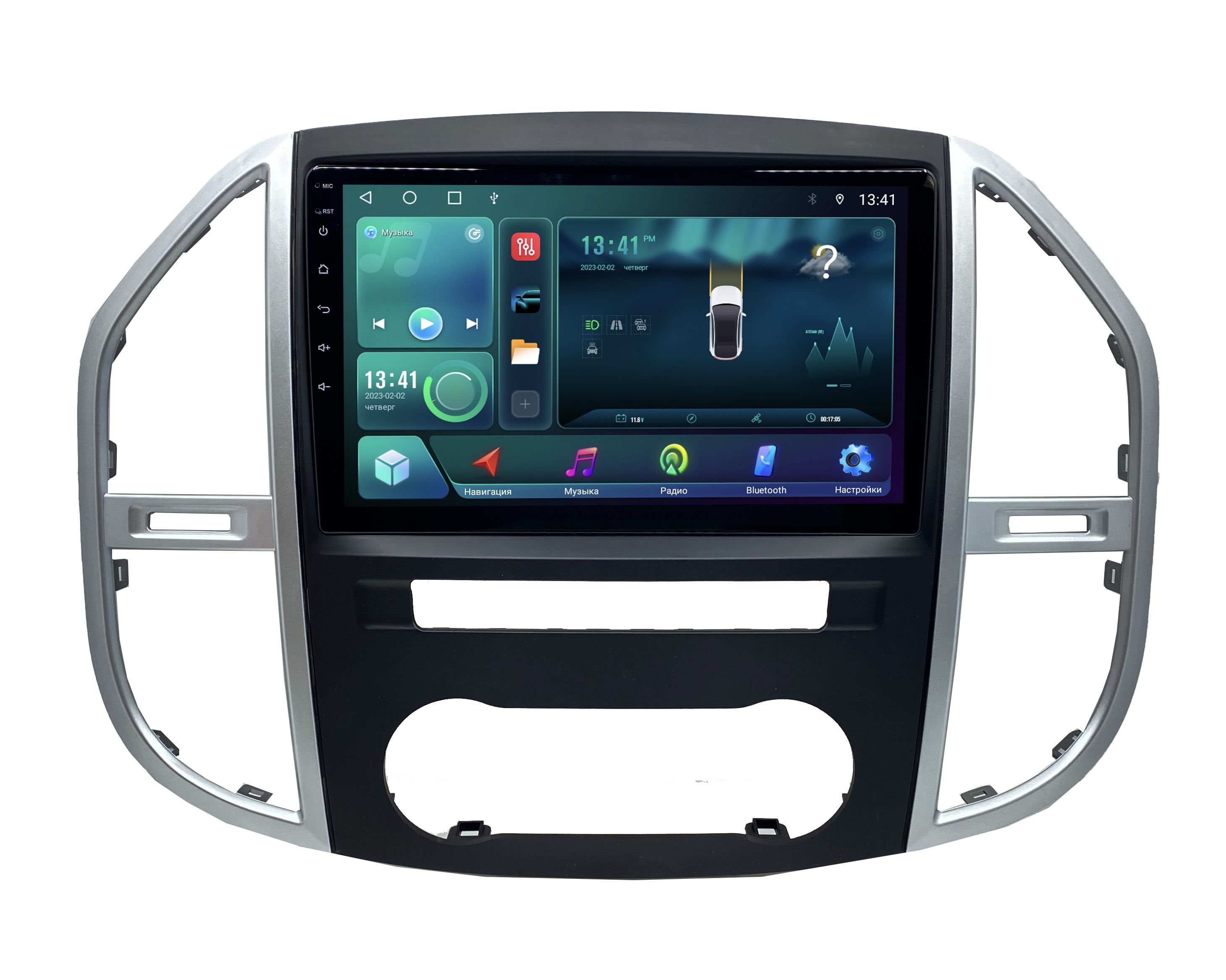 Штатная магнитола ANDROID Mercedes-Benz Vito W447 рест 2014-2020 Android 12 232 2372000₽