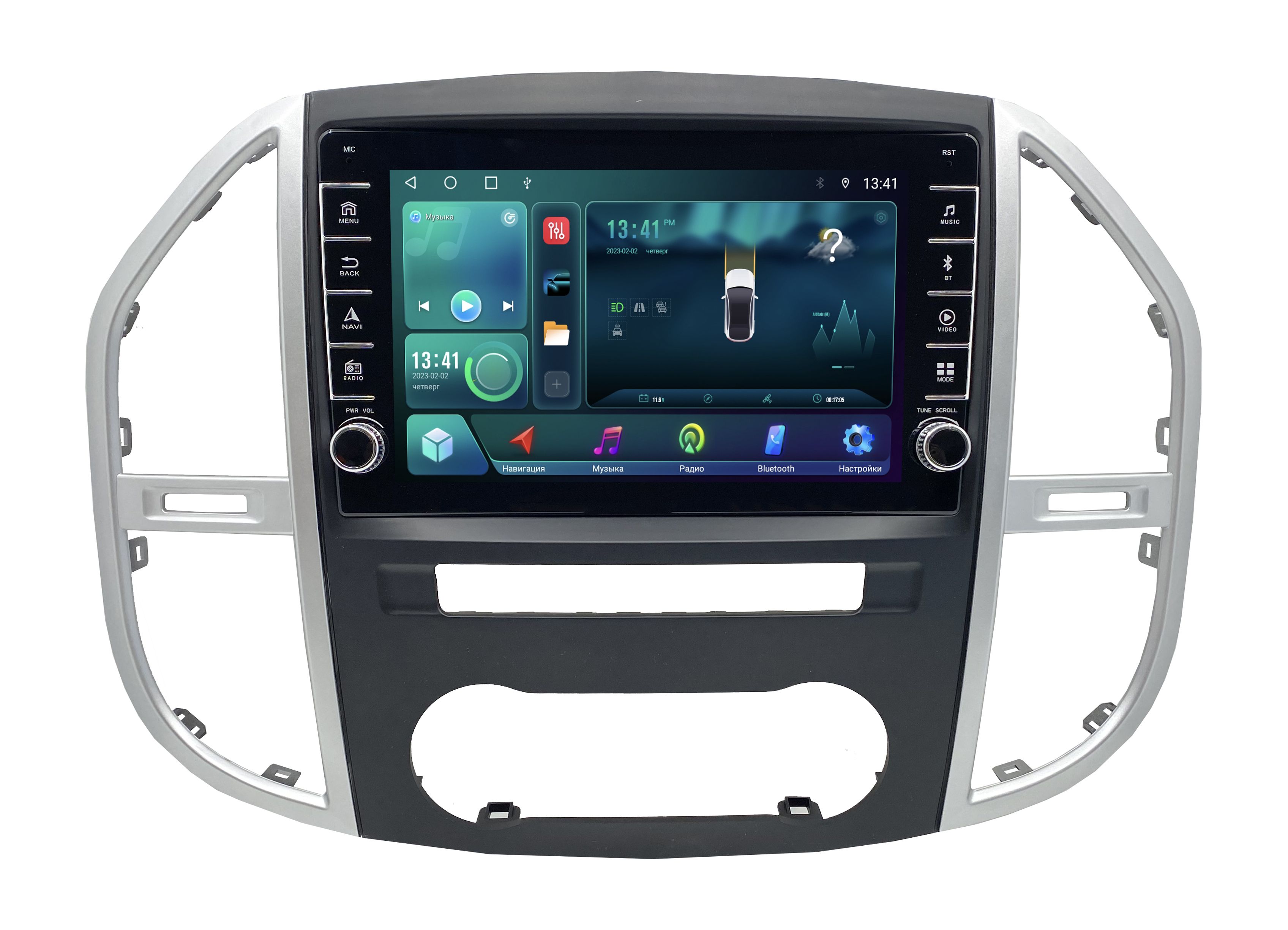 Штатная магнитола ANDROID Mercedes-Benz Vito W447 + рест. (2014-2020 ) , Android 12, 2/16
