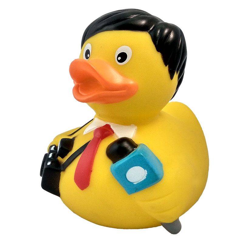 

Игрушка для ванной FUNNY DUCKS Репортер уточка, Желтый