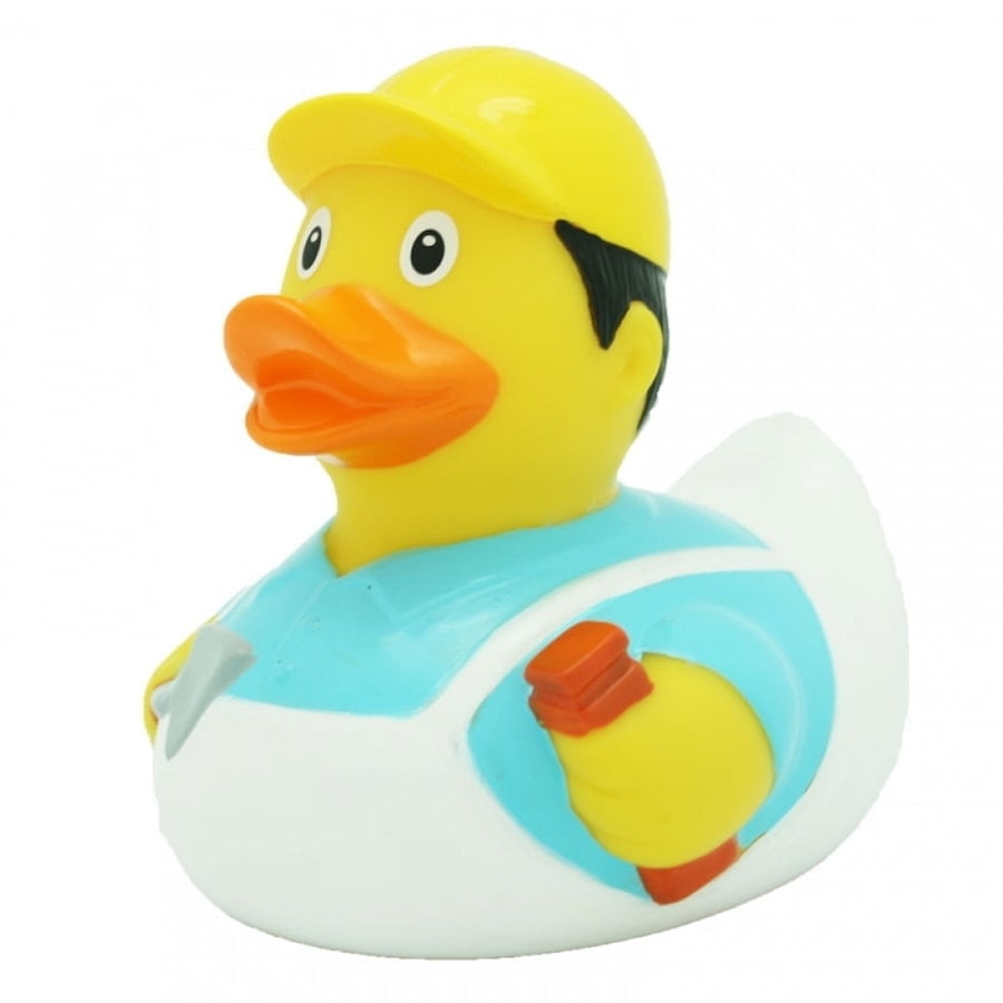 Игрушка для ванной FUNNY DUCKS Строитель уточка игрушка для ванной funny ducks невеста уточка