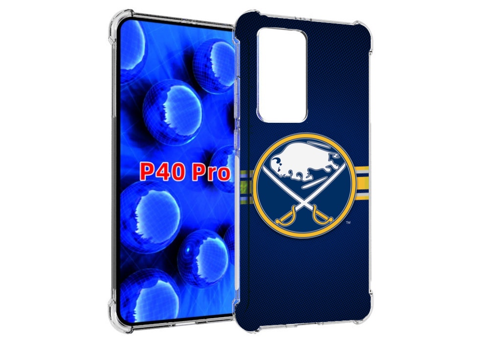 

Чехол MyPads баффало сеибрс для Huawei P40 Pro противоударный, Прозрачный, Tocco