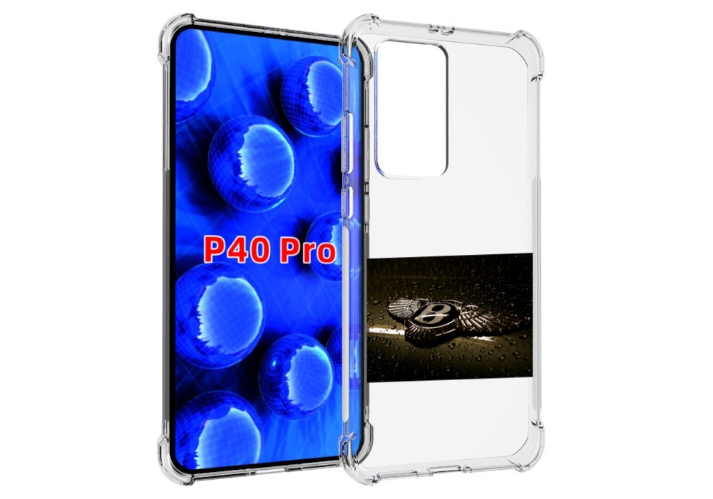 

Чехол MyPads бентли bentley 2 мужской для Huawei P40 Pro противоударный, Прозрачный, Tocco