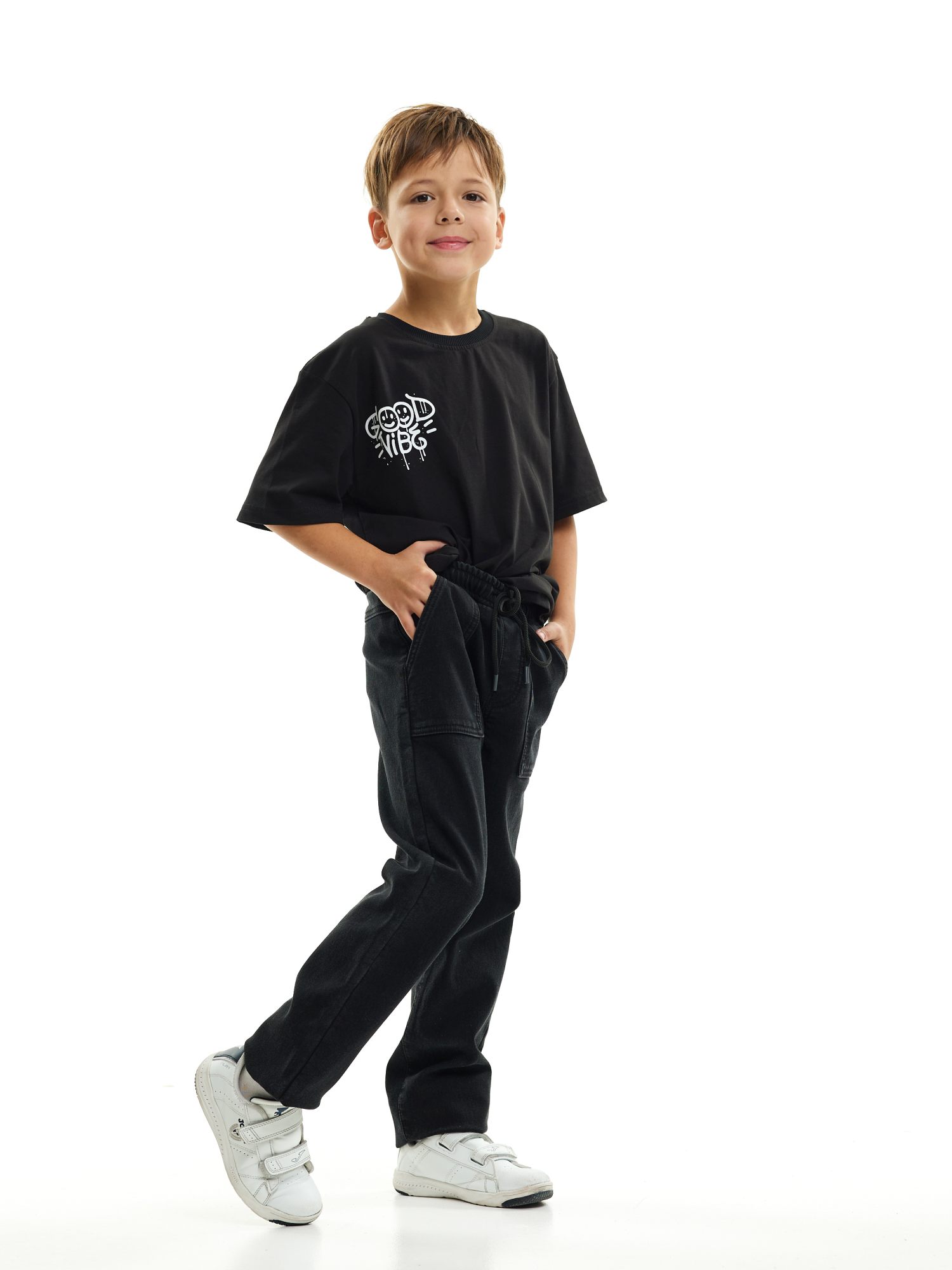 

Джинсы детские Batik 023_ДЛ24, черный, 134, 023_ДЛ24