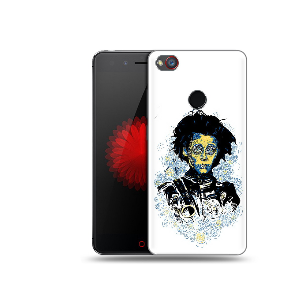 

Чехол MyPads Tocco для ZTE Nubia Z11 парень черно-белый абстракция (PT48017.468.535), Прозрачный, Tocco
