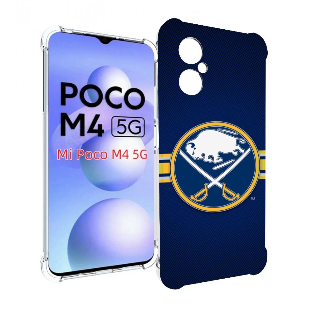 

Чехол MyPads баффало сеибрс для Xiaomi Poco M4 5G, Прозрачный, Tocco