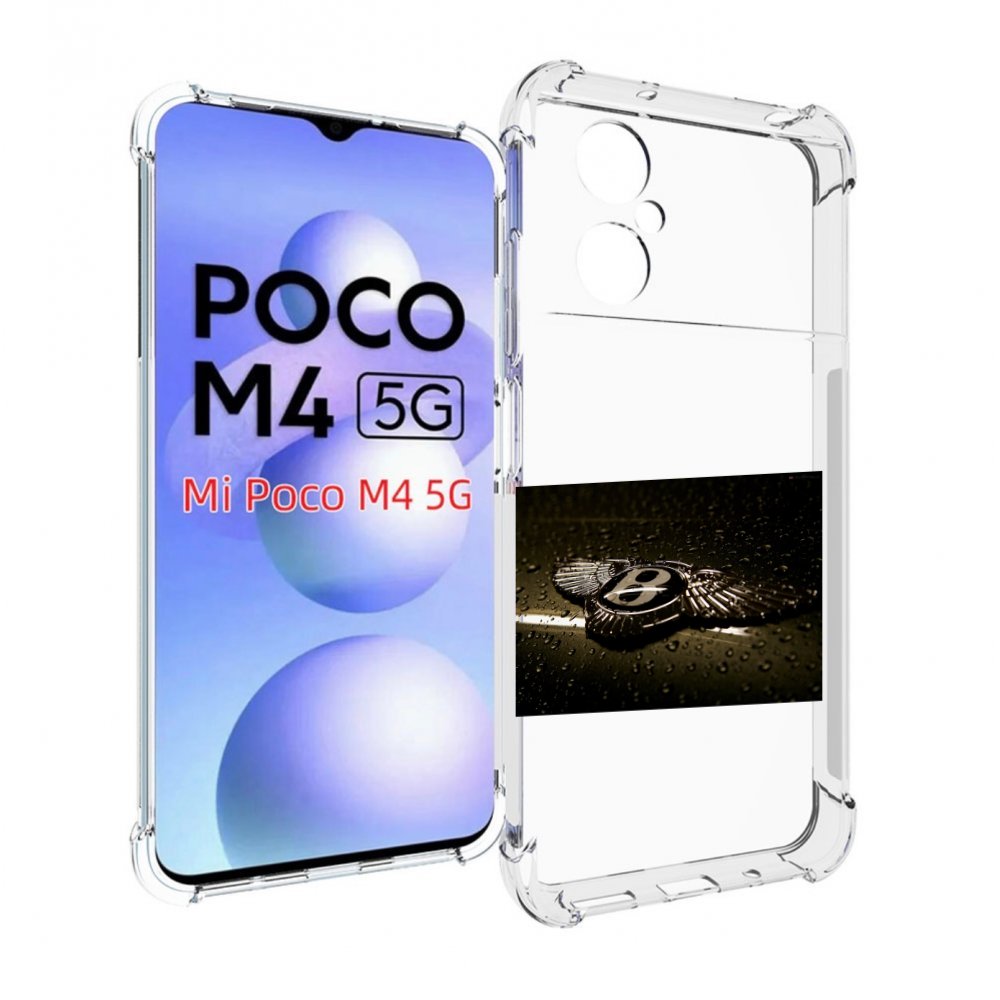 

Чехол Mypads Bentley 2 Мужской Для Poco M4 5G, Прозрачный, Tocco