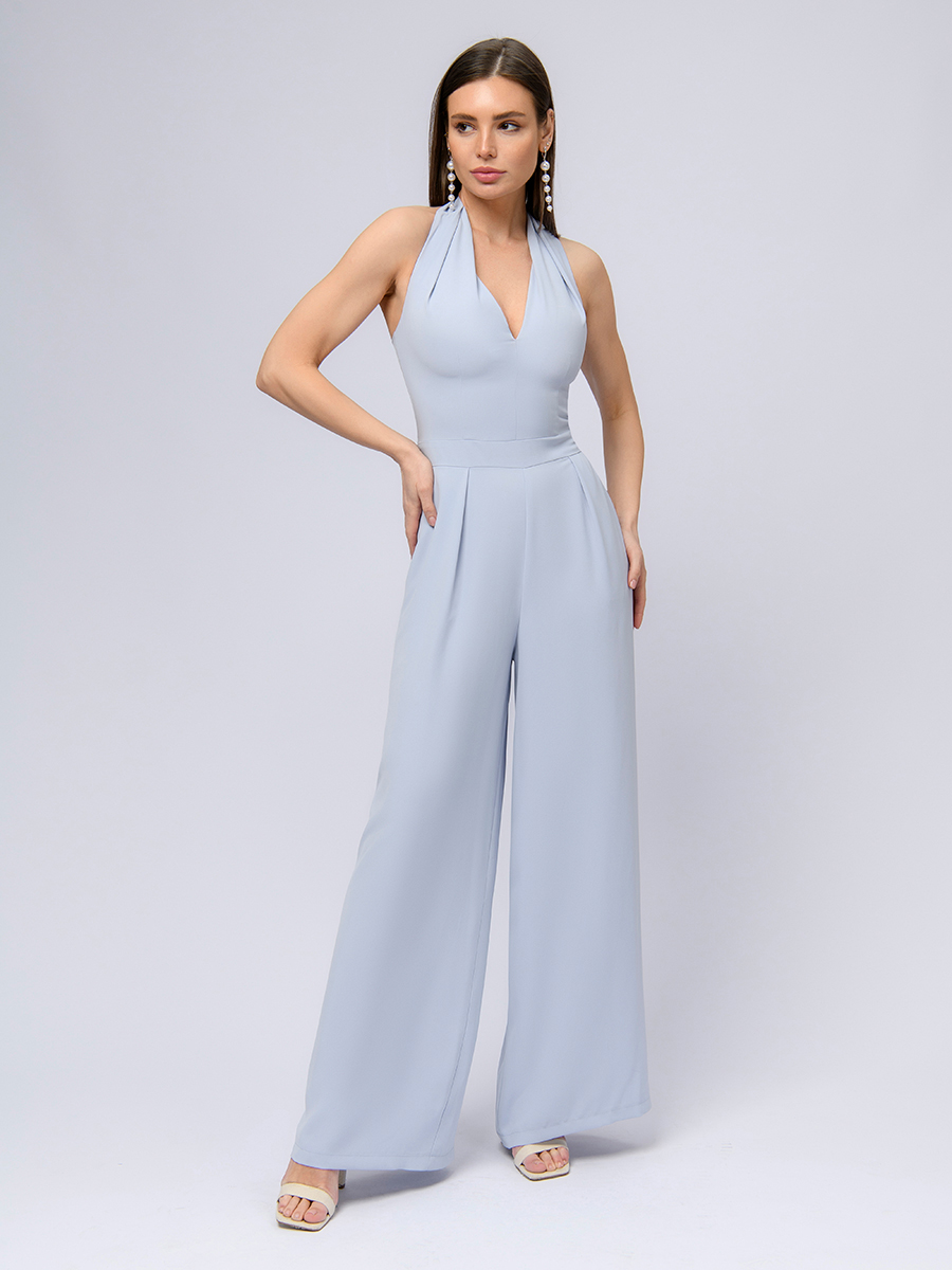 

Комбинезон женский 1001dress 102873 голубой 50 RU, 102873