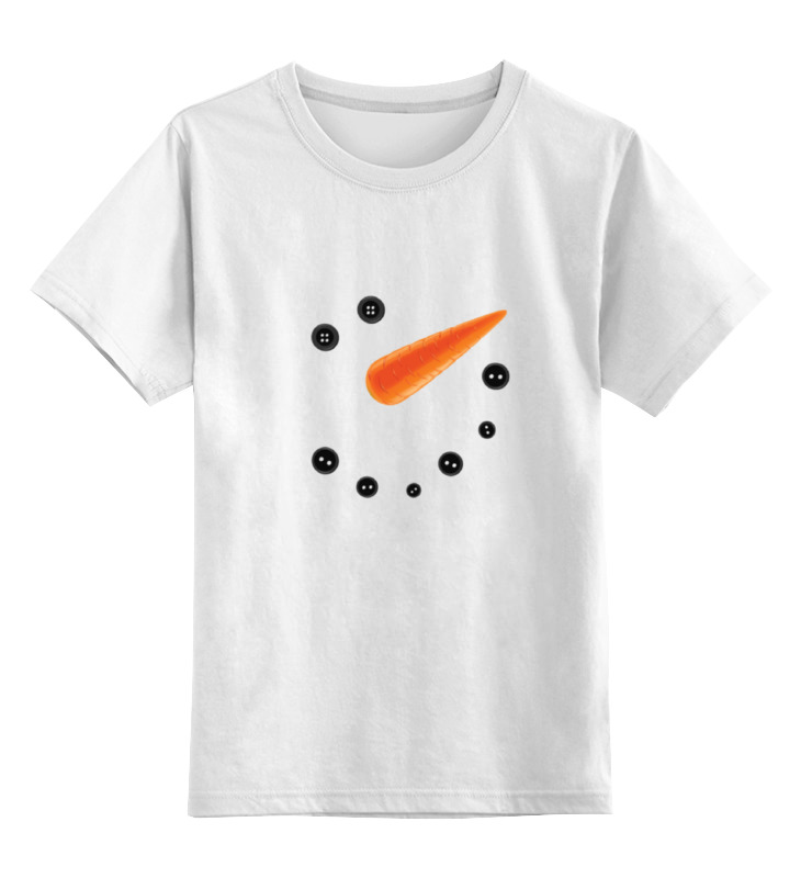 Детская футболка Printio Снеговик цв.белый р.104
