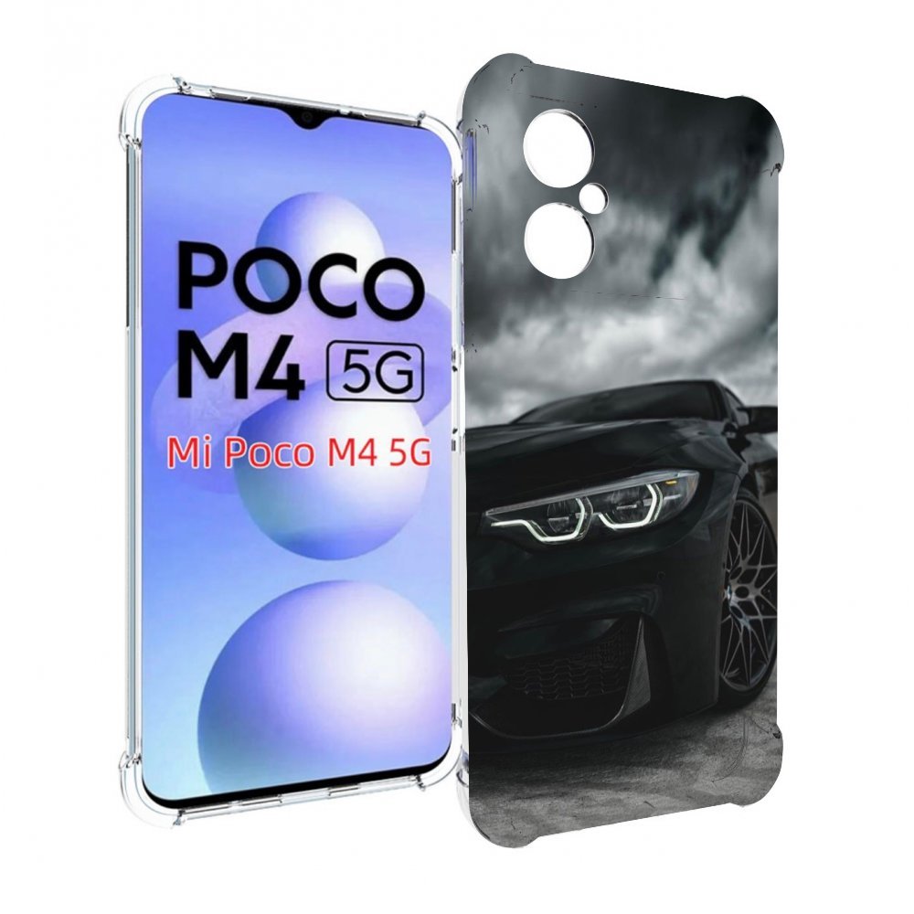 

Чехол MyPads бмв М3 мужской для Xiaomi Poco M4 5G, Прозрачный, Tocco