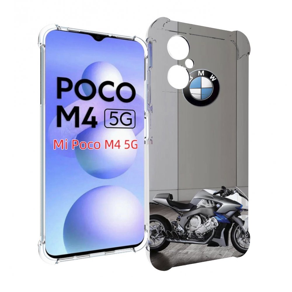 Чехол MyPads бмв мотоцикл для Xiaomi Poco M4 5G