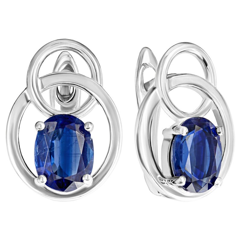 

Серьги из серебра с кианитом LAZURIT-ONLINE 8389PD, 8389PD