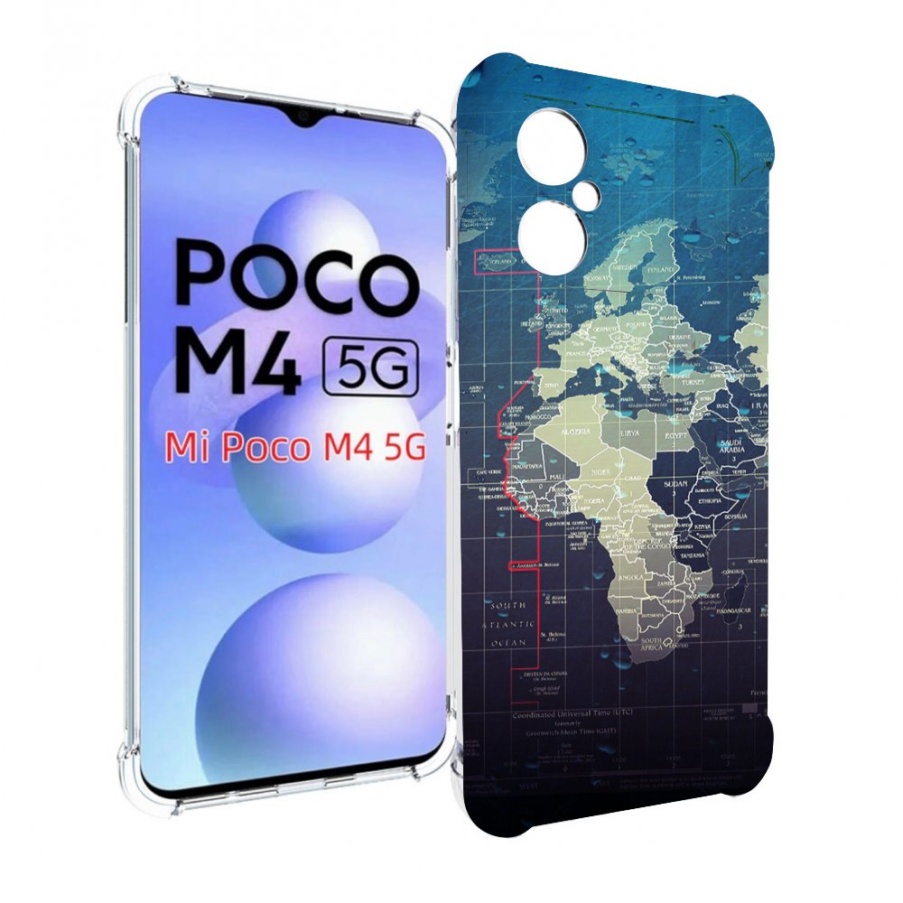 

Чехол MyPads бункер-анклава для Xiaomi Poco M4 5G, Прозрачный, Tocco