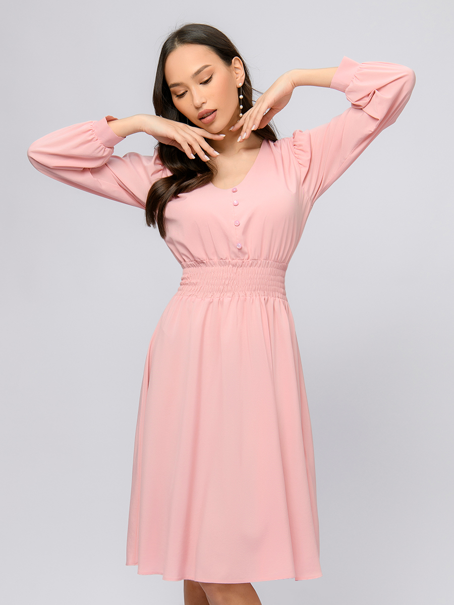 

Платье женское 1001dress 102908 розовое 42 RU, Розовый, 102908