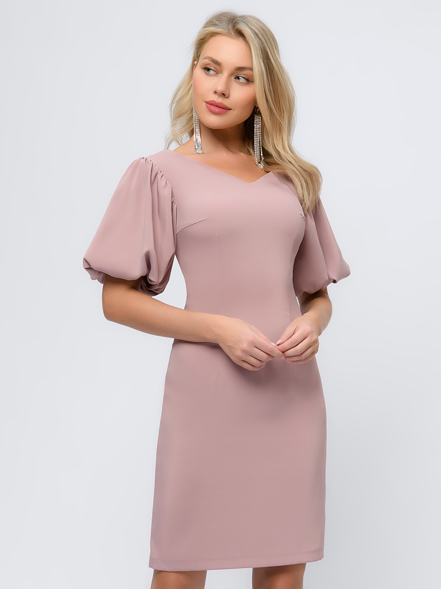 

Платье женское 1001dress 102913 розовое 50 RU, Розовый, 102913