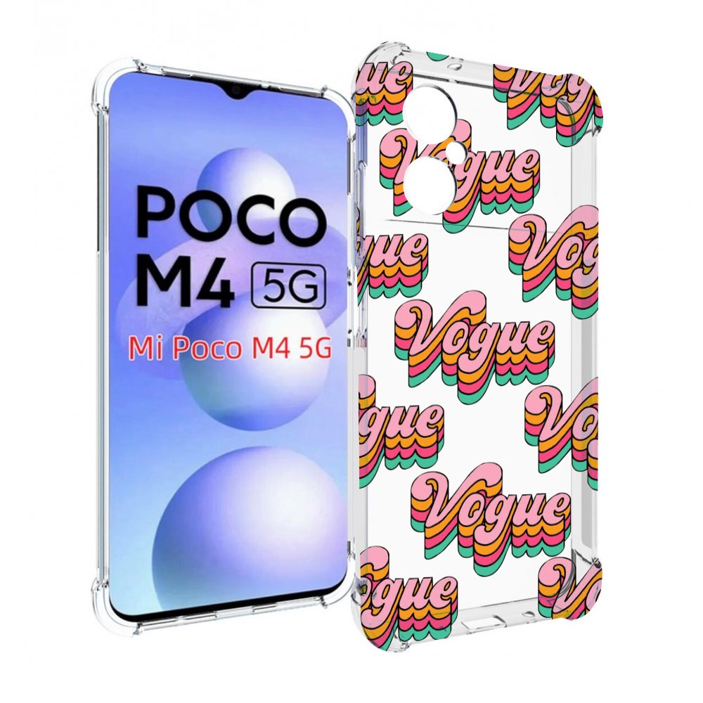

Чехол MyPads вогуе для Xiaomi Poco M4 5G, Прозрачный, Tocco