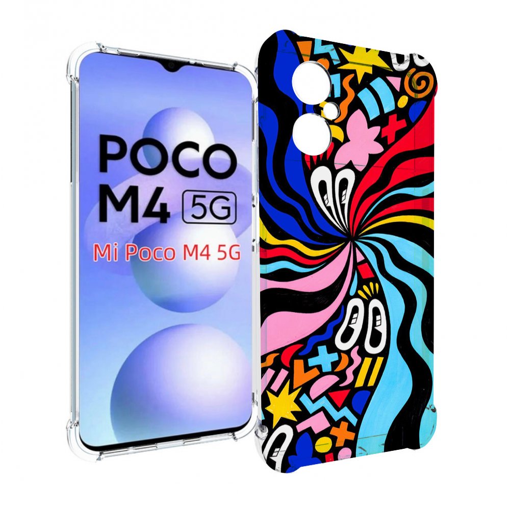 

Чехол MyPads волнистая-абстракция для Xiaomi Poco M4 5G, Прозрачный, Tocco