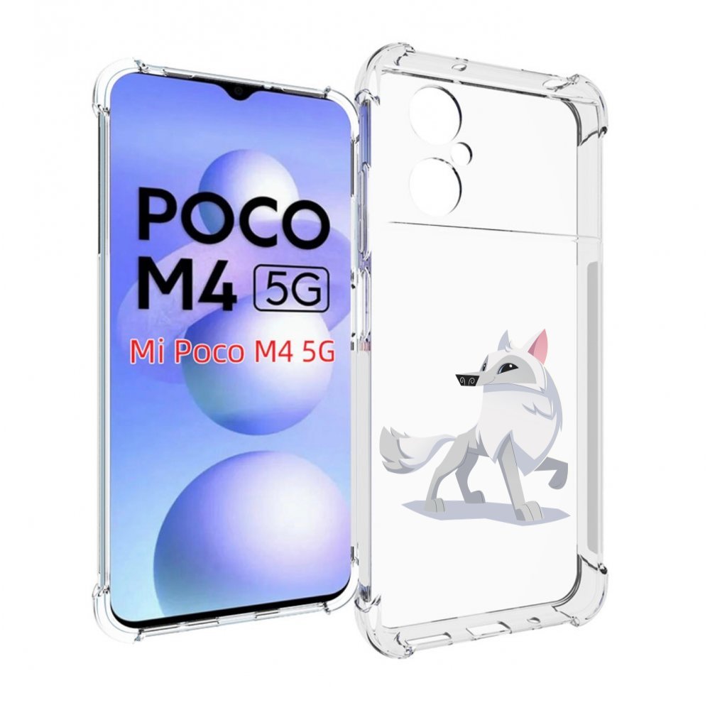 

Чехол MyPads волчок-серый для Xiaomi Poco M4 5G, Прозрачный, Tocco