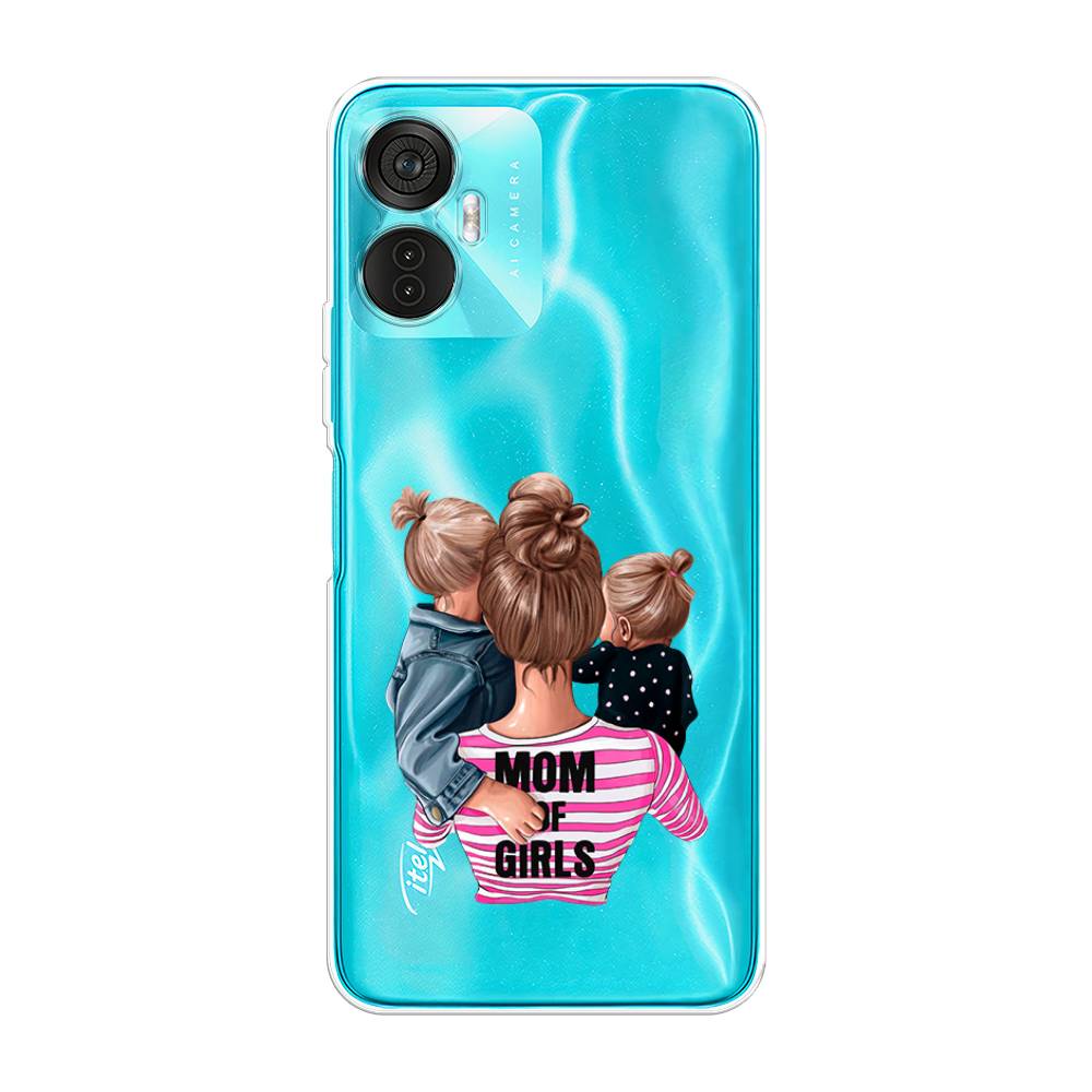

Чехол Awog на Itel Vision 5 Plus "Mom of Girls", Разноцветный, 3201150-6
