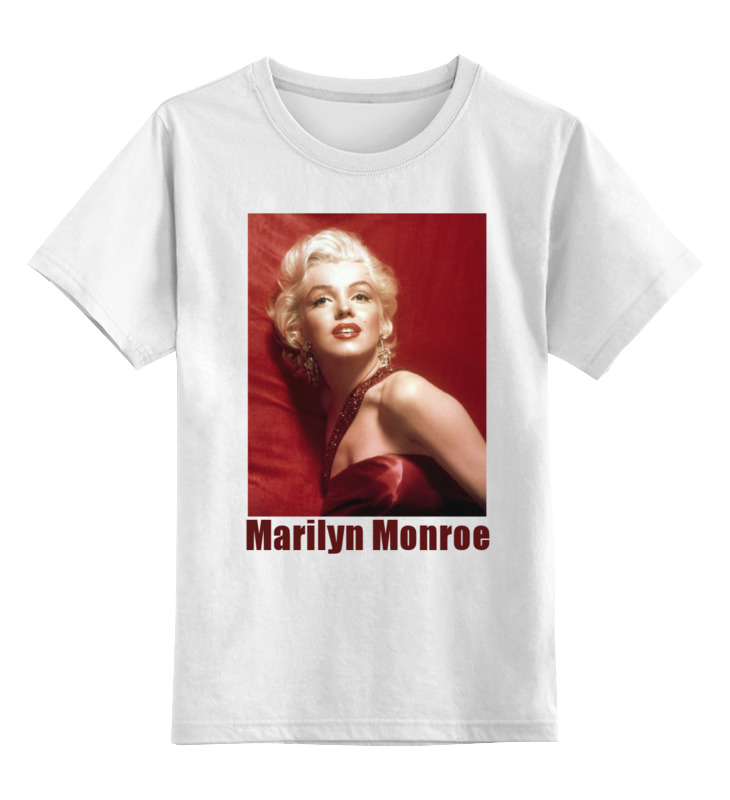 

Детская футболка Printio Marilyn monroe red цв.белый р.104, 0000001757896