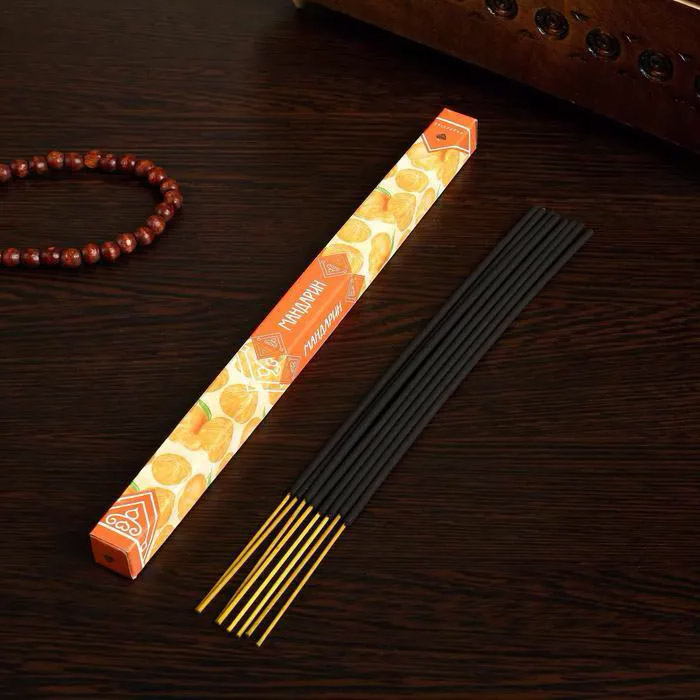 

Благовония HEM Мандарин (Tangerine) аромапалочки, упаковка четырехгранник