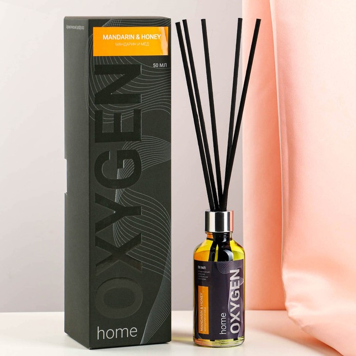 фото Диффузор ароматический oxygen home "mandarine and honey", 50 мл, мандарин и мед nobrand