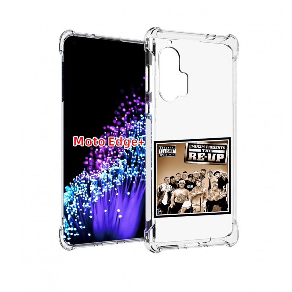

Чехол MyPads EMINEM PRESENTS, THE RE-UP для Motorola Edge+ Plus, Прозрачный, Tocco