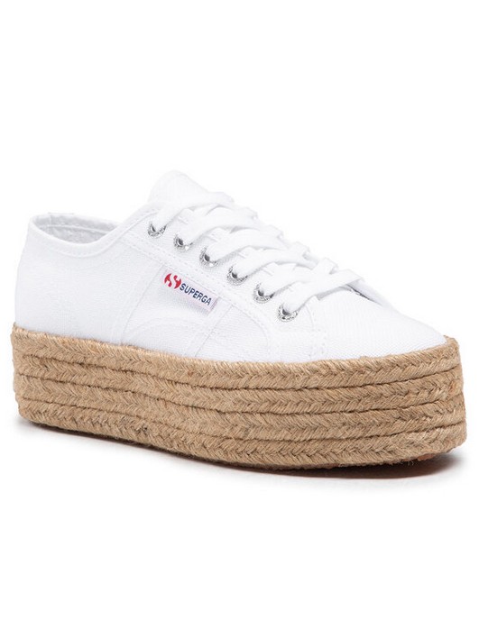 Эспадрильи женские Superga 2790 Rope S51186W белые 38 EU (доставка из-за рубежа)