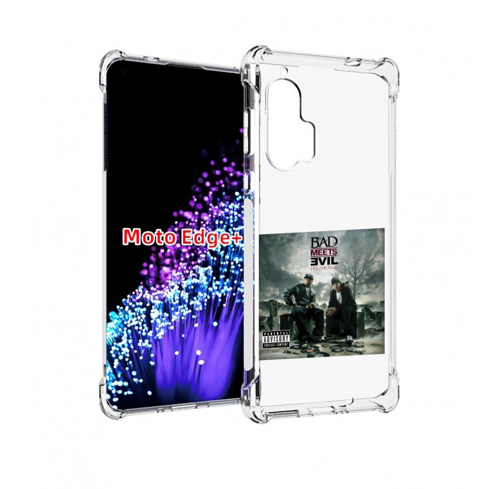 

Чехол MyPads Eminem BAD MEETS EVIL – HELL THE SEQUEL для Motorola Edge+ Plus, Прозрачный, Tocco