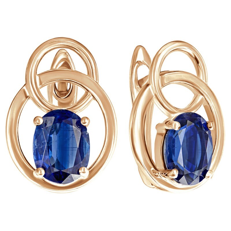 

Серьги из серебра с кианитом LAZURIT-ONLINE 8389PG, 8389PG