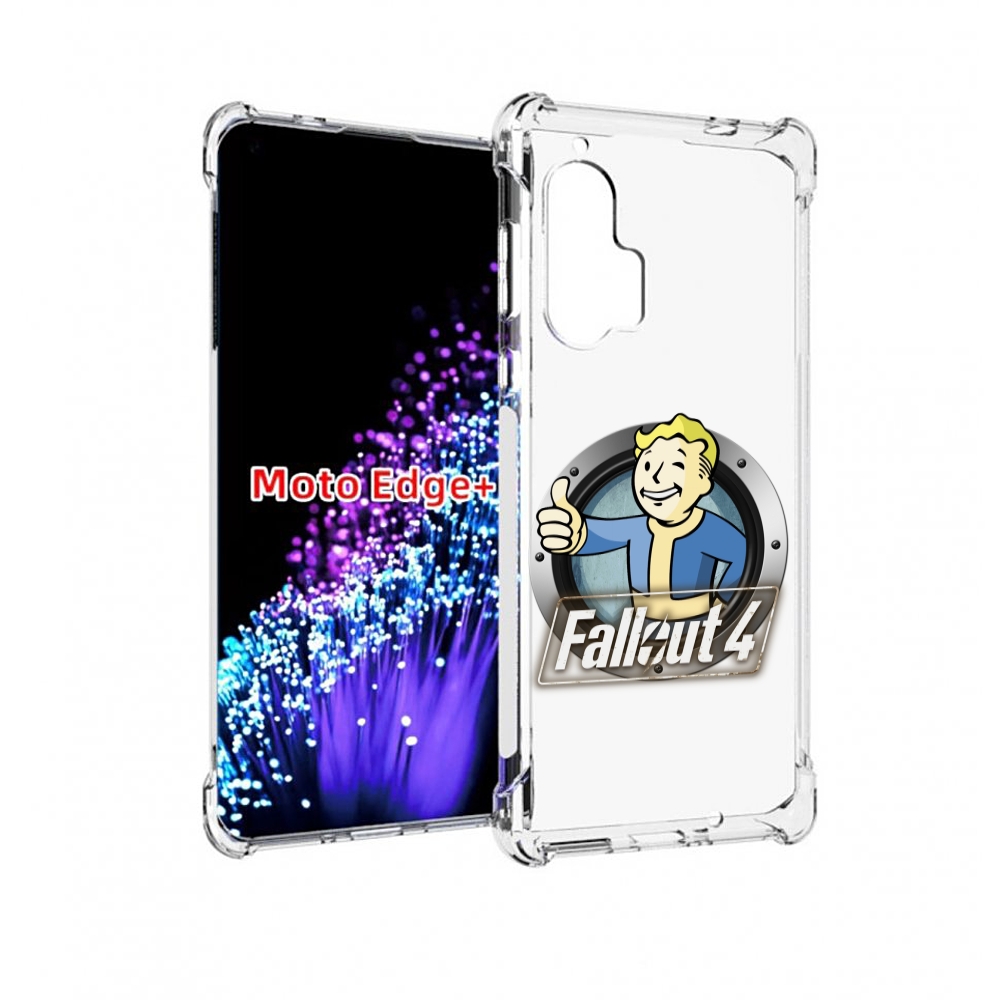 

Чехол MyPads Fallout-4 для Motorola Edge+ Plus, Прозрачный, Tocco