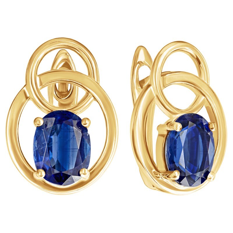 

Серьги из серебра с кианитом LAZURIT-ONLINE 8389YG, 8389YG